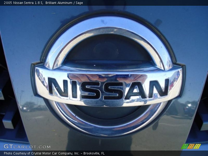 Brilliant Aluminum / Sage 2005 Nissan Sentra 1.8 S