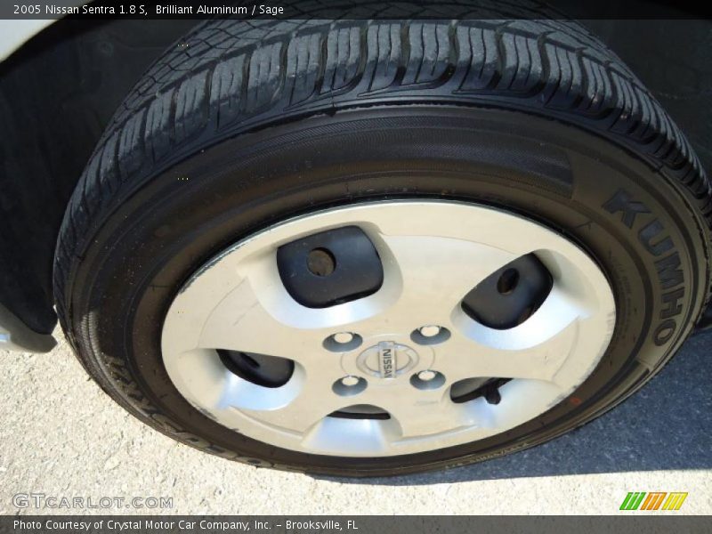 Brilliant Aluminum / Sage 2005 Nissan Sentra 1.8 S