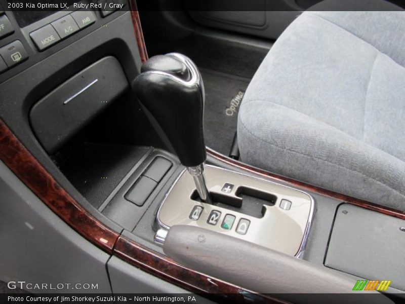 Ruby Red / Gray 2003 Kia Optima LX