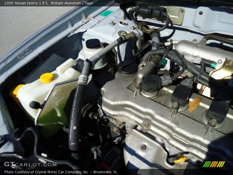 Brilliant Aluminum / Sage 2005 Nissan Sentra 1.8 S