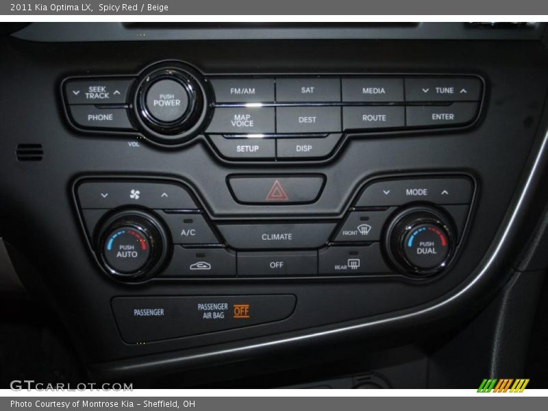 Spicy Red / Beige 2011 Kia Optima LX
