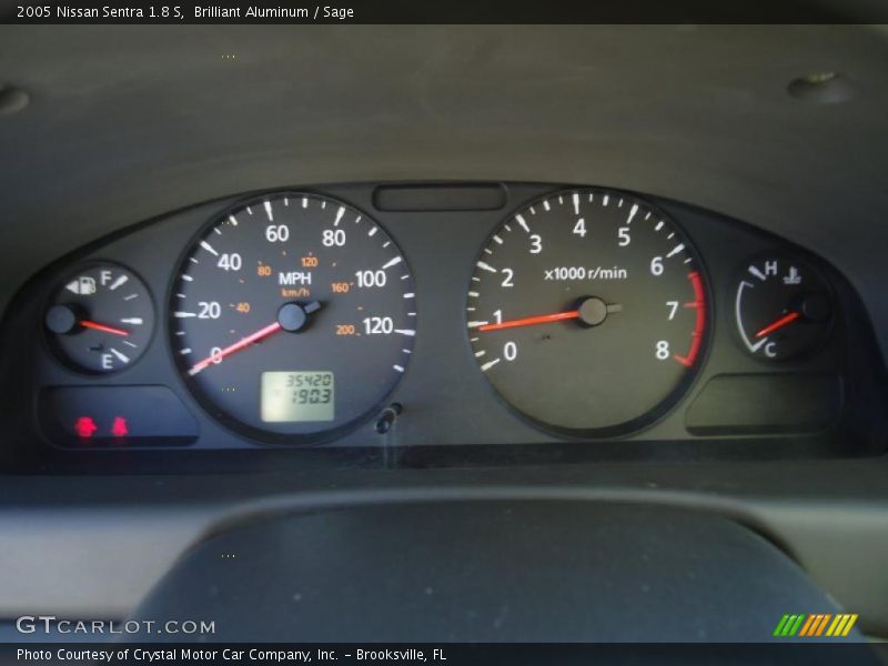 Brilliant Aluminum / Sage 2005 Nissan Sentra 1.8 S