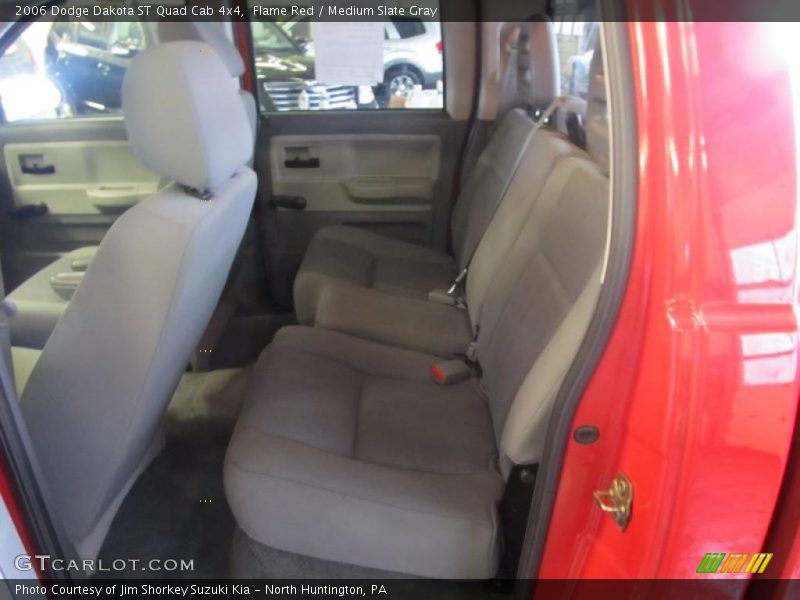Flame Red / Medium Slate Gray 2006 Dodge Dakota ST Quad Cab 4x4