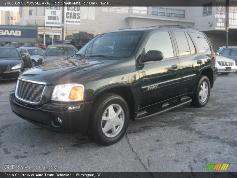 Polo Green Metallic / Dark Pewter 2003 GMC Envoy SLE 4x4