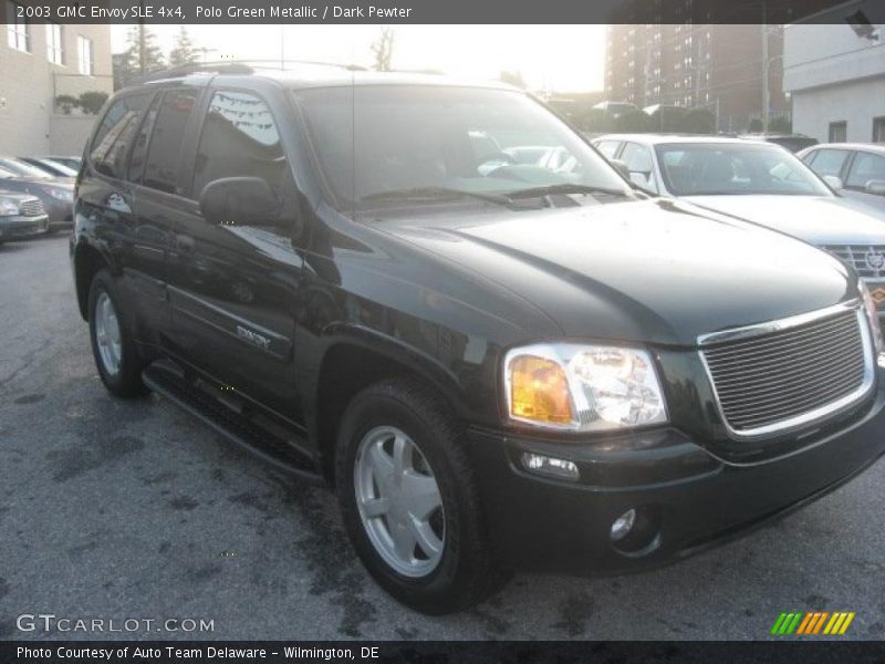 Polo Green Metallic / Dark Pewter 2003 GMC Envoy SLE 4x4