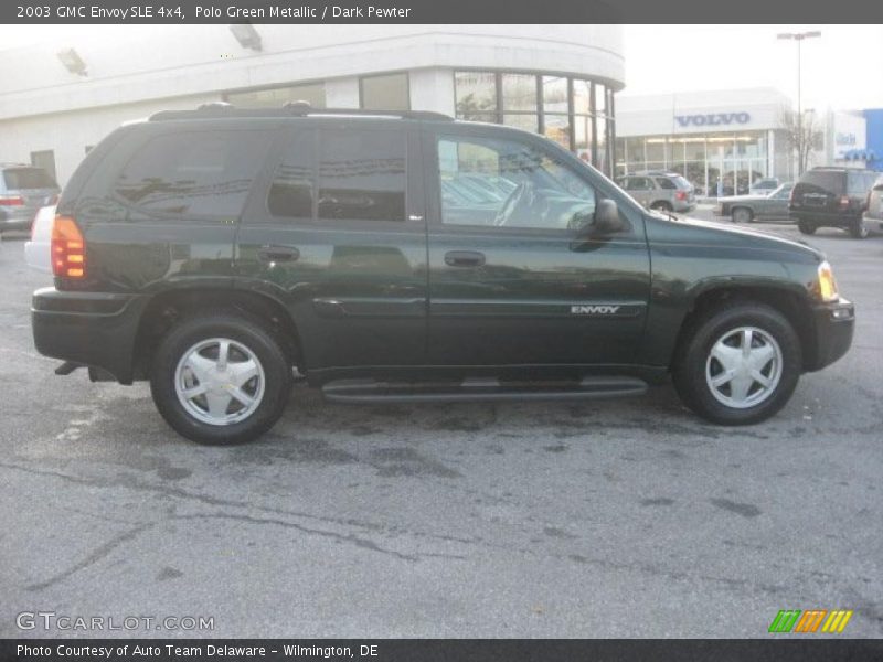 Polo Green Metallic / Dark Pewter 2003 GMC Envoy SLE 4x4