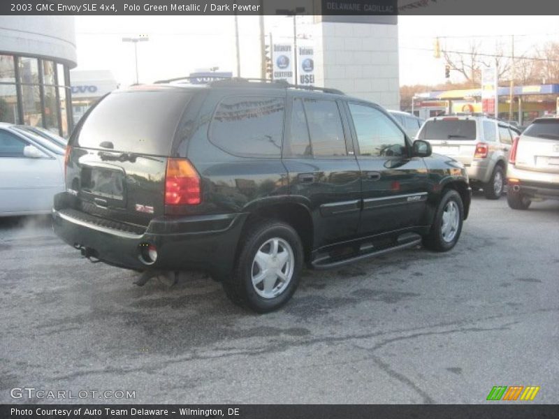 Polo Green Metallic / Dark Pewter 2003 GMC Envoy SLE 4x4