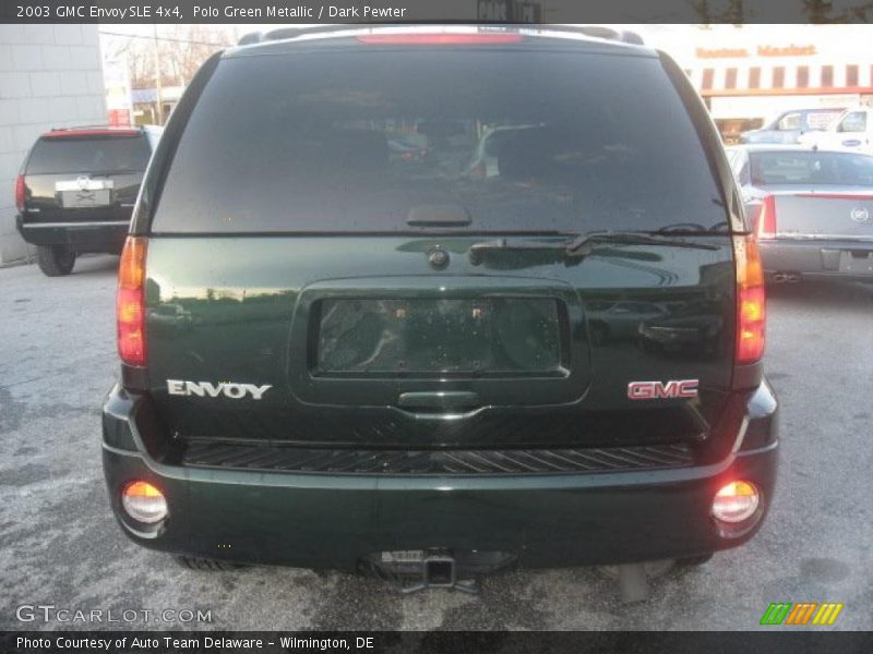 Polo Green Metallic / Dark Pewter 2003 GMC Envoy SLE 4x4