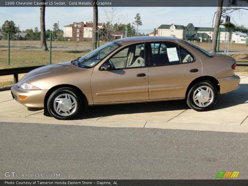  1998 Cavalier LS Sedan Gold Metallic