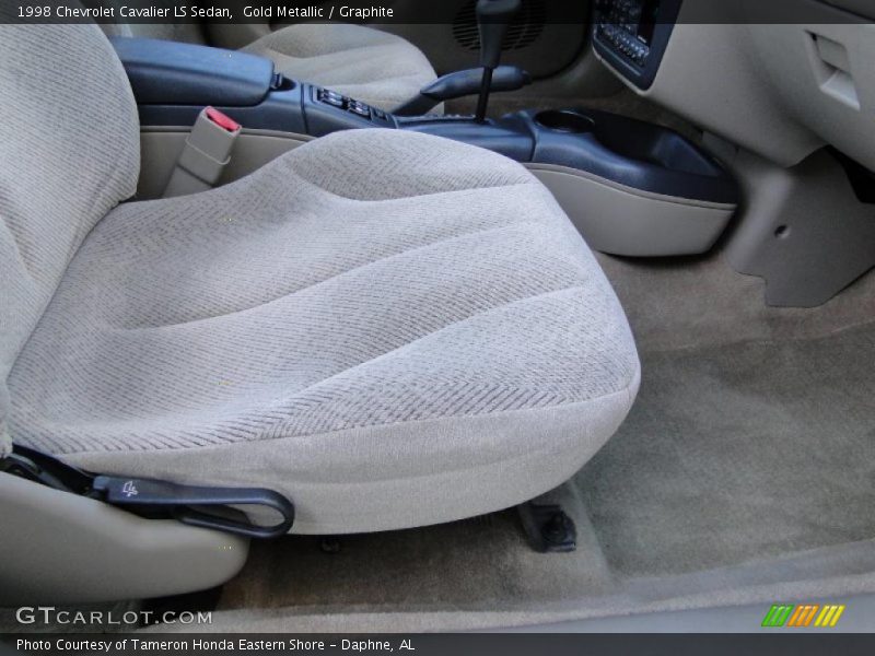 Gold Metallic / Graphite 1998 Chevrolet Cavalier LS Sedan