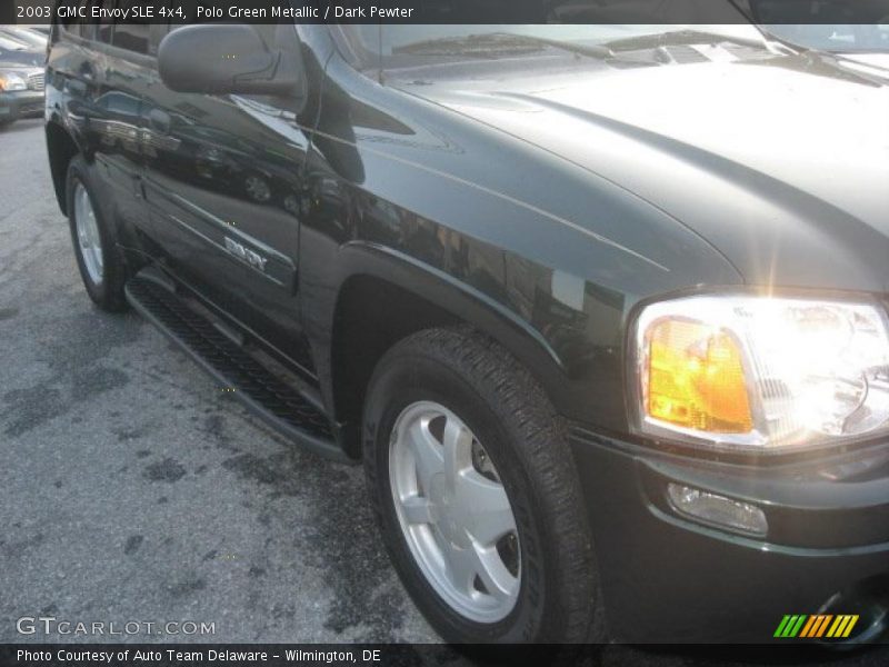 Polo Green Metallic / Dark Pewter 2003 GMC Envoy SLE 4x4