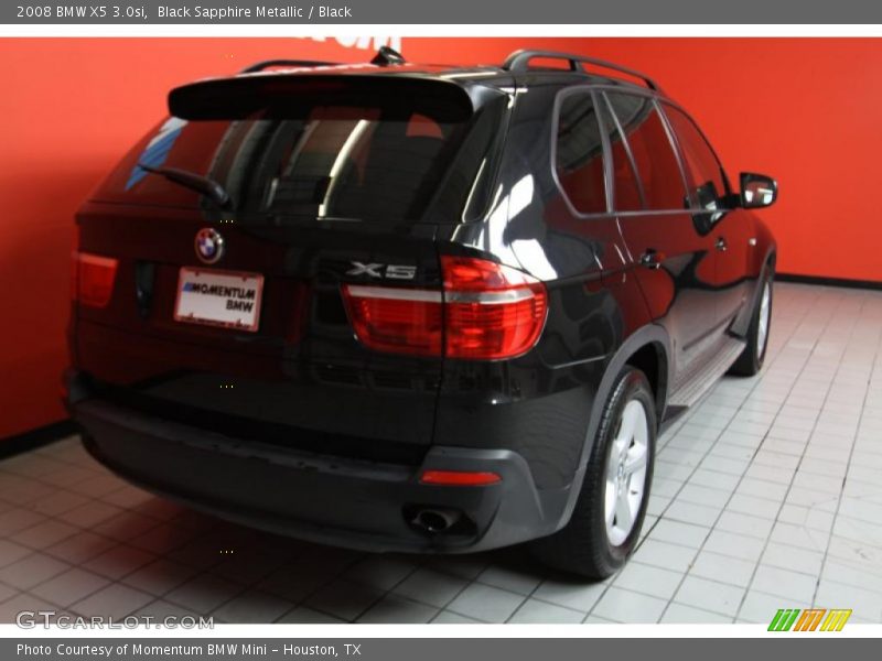Black Sapphire Metallic / Black 2008 BMW X5 3.0si