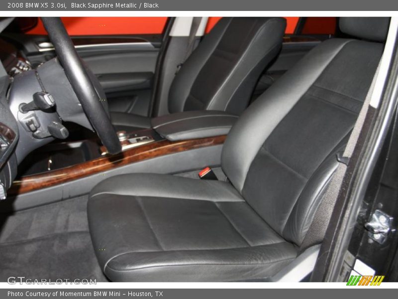 Black Sapphire Metallic / Black 2008 BMW X5 3.0si