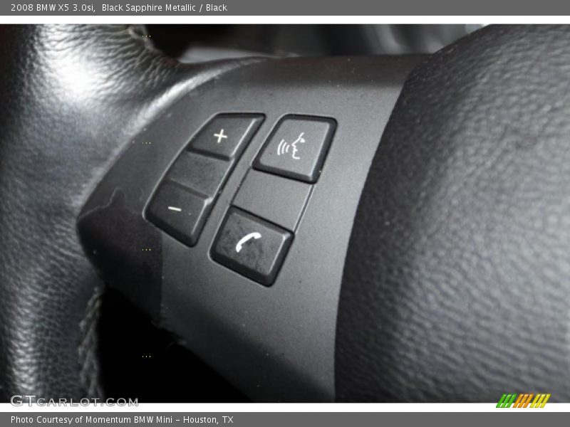 Black Sapphire Metallic / Black 2008 BMW X5 3.0si