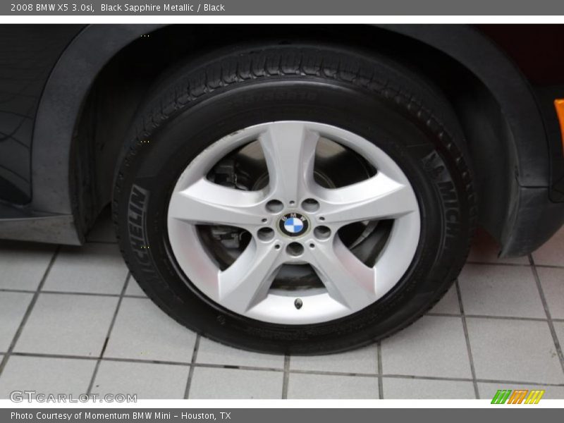 Black Sapphire Metallic / Black 2008 BMW X5 3.0si