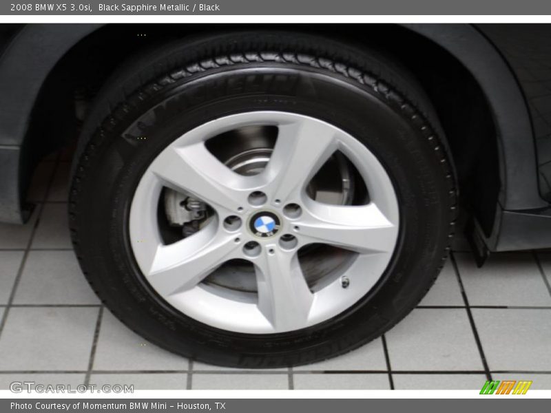 Black Sapphire Metallic / Black 2008 BMW X5 3.0si