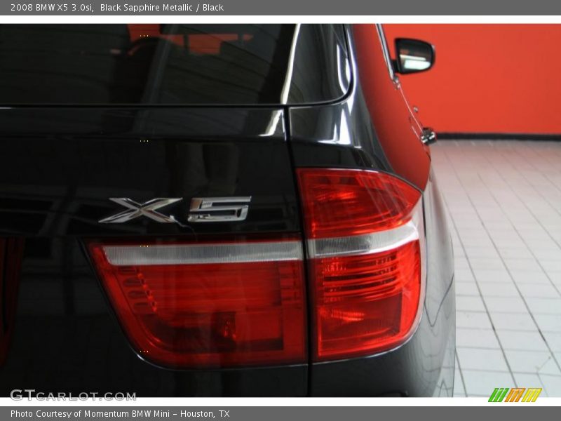 Black Sapphire Metallic / Black 2008 BMW X5 3.0si