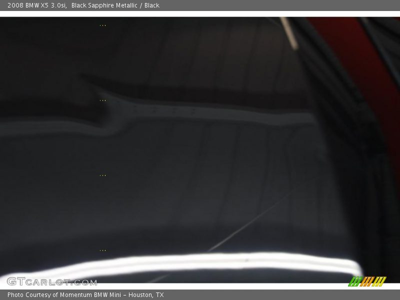 Black Sapphire Metallic / Black 2008 BMW X5 3.0si