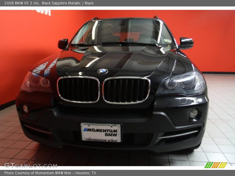 Black Sapphire Metallic / Black 2008 BMW X5 3.0si
