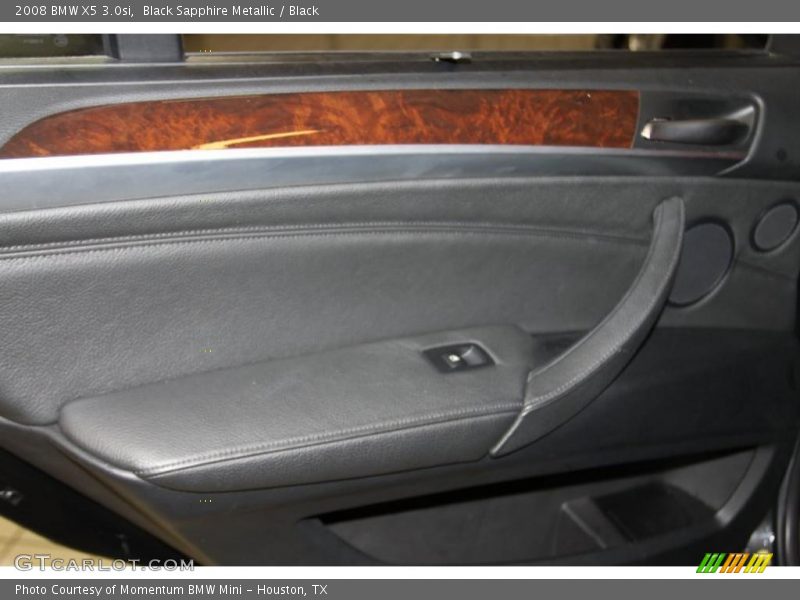 Black Sapphire Metallic / Black 2008 BMW X5 3.0si