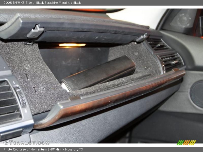 Black Sapphire Metallic / Black 2008 BMW X5 3.0si