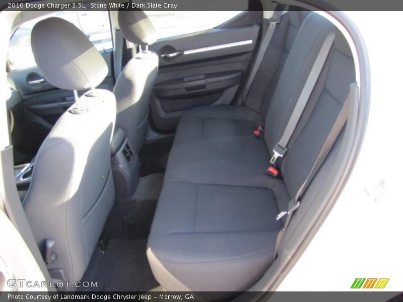 Stone White / Dark Slate Gray 2010 Dodge Charger 3.5L