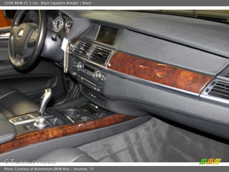 Black Sapphire Metallic / Black 2008 BMW X5 3.0si