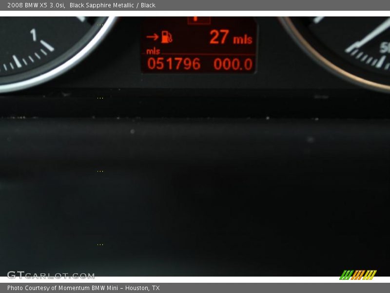 Black Sapphire Metallic / Black 2008 BMW X5 3.0si
