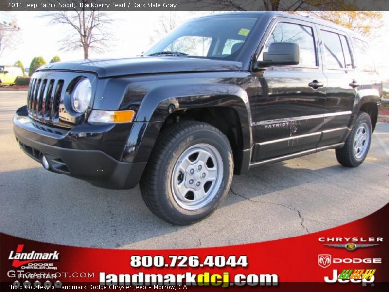 Blackberry Pearl / Dark Slate Gray 2011 Jeep Patriot Sport