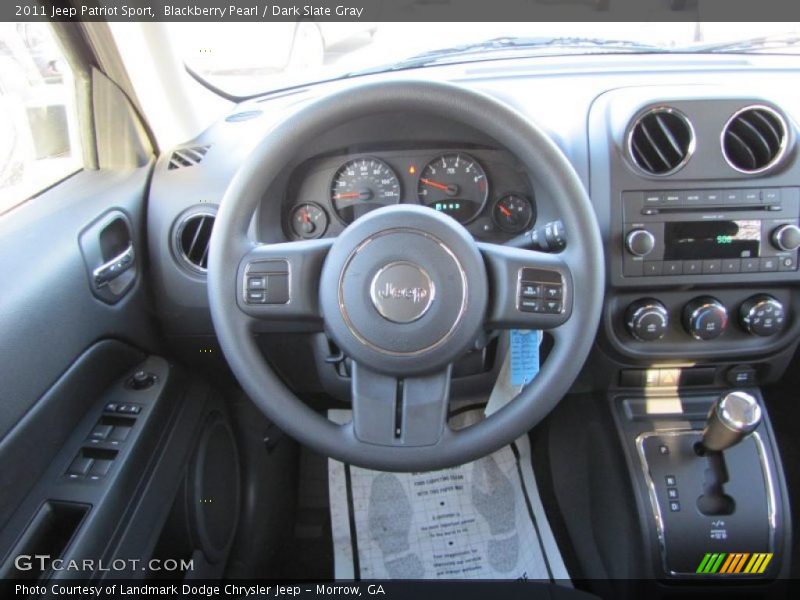 Blackberry Pearl / Dark Slate Gray 2011 Jeep Patriot Sport