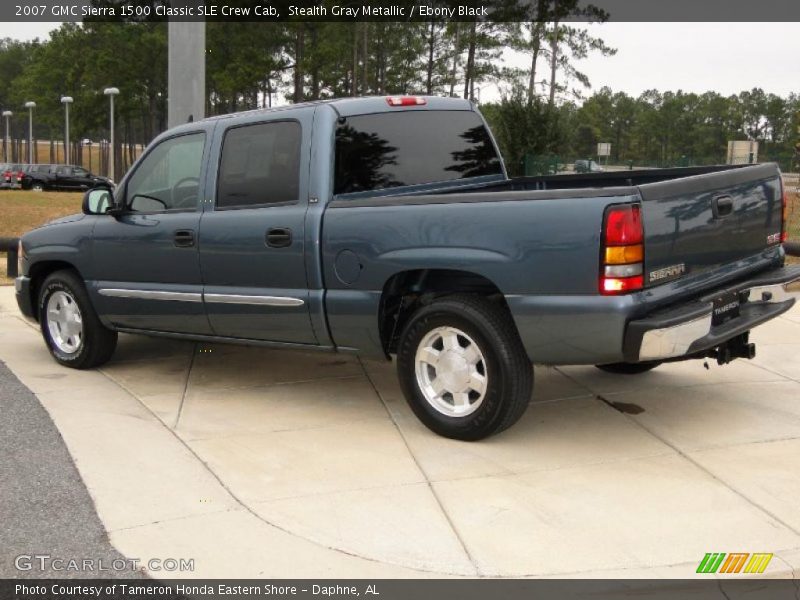 Stealth Gray Metallic / Ebony Black 2007 GMC Sierra 1500 Classic SLE Crew Cab