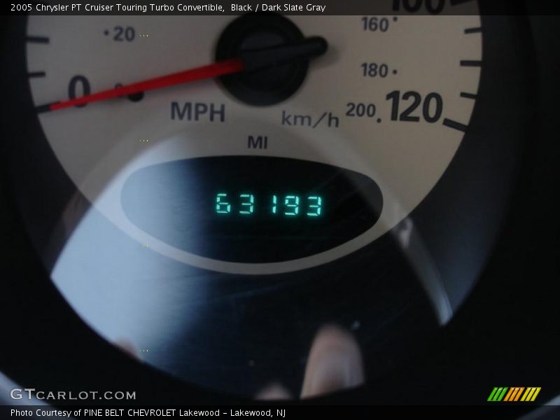 Black / Dark Slate Gray 2005 Chrysler PT Cruiser Touring Turbo Convertible