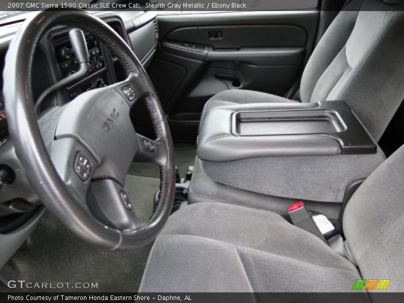  2007 Sierra 1500 Classic SLE Crew Cab Ebony Black Interior