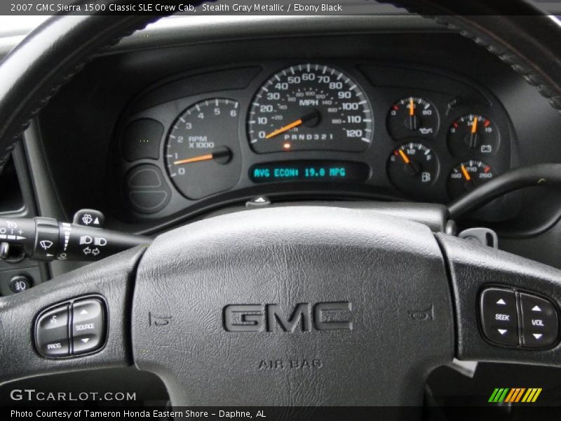  2007 Sierra 1500 Classic SLE Crew Cab Steering Wheel