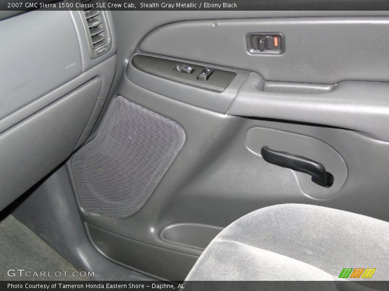 Stealth Gray Metallic / Ebony Black 2007 GMC Sierra 1500 Classic SLE Crew Cab