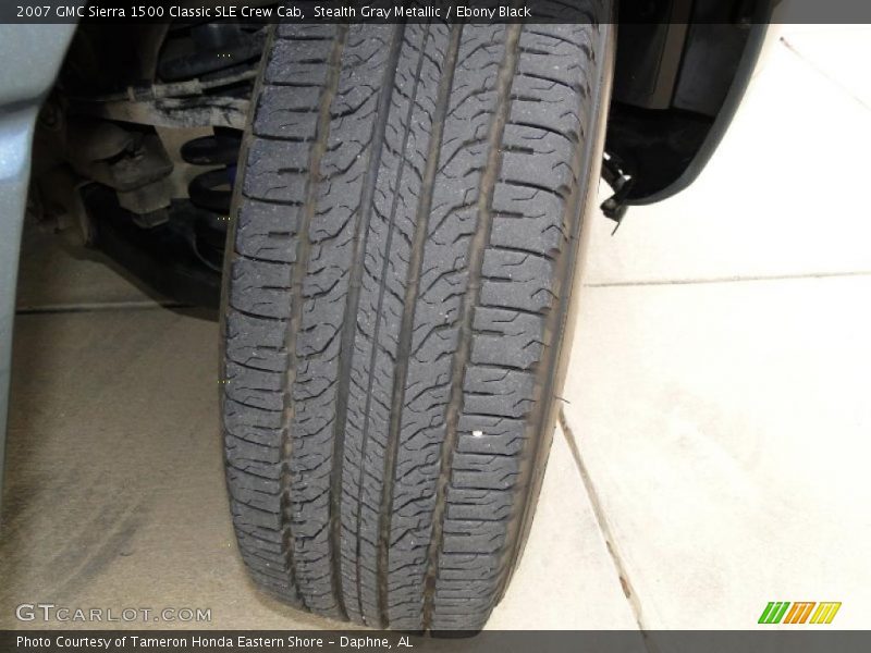 Stealth Gray Metallic / Ebony Black 2007 GMC Sierra 1500 Classic SLE Crew Cab