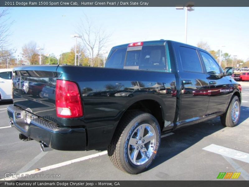 Hunter Green Pearl / Dark Slate Gray 2011 Dodge Ram 1500 Sport Crew Cab