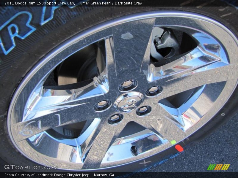 Hunter Green Pearl / Dark Slate Gray 2011 Dodge Ram 1500 Sport Crew Cab