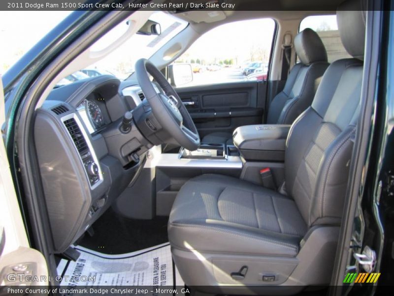 Hunter Green Pearl / Dark Slate Gray 2011 Dodge Ram 1500 Sport Crew Cab