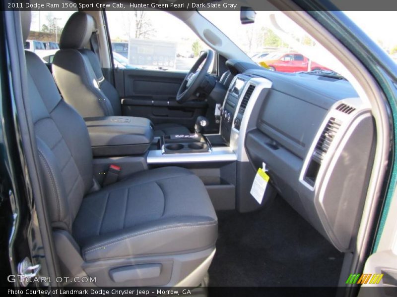 Hunter Green Pearl / Dark Slate Gray 2011 Dodge Ram 1500 Sport Crew Cab