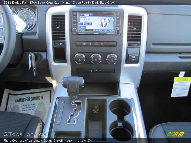 Hunter Green Pearl / Dark Slate Gray 2011 Dodge Ram 1500 Sport Crew Cab