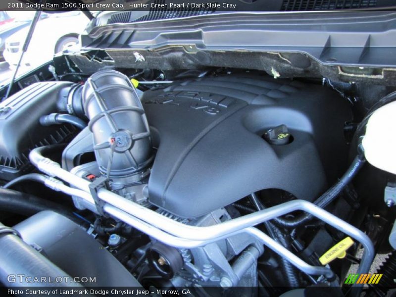 Hunter Green Pearl / Dark Slate Gray 2011 Dodge Ram 1500 Sport Crew Cab