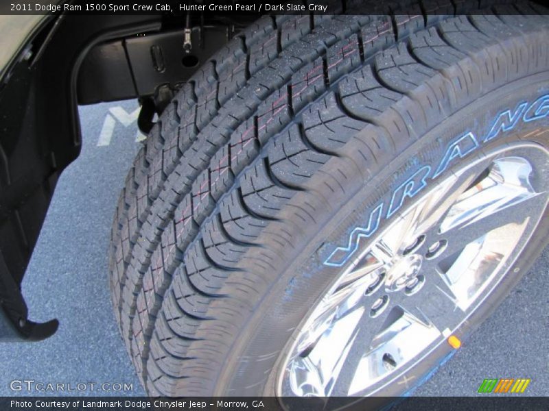 Hunter Green Pearl / Dark Slate Gray 2011 Dodge Ram 1500 Sport Crew Cab