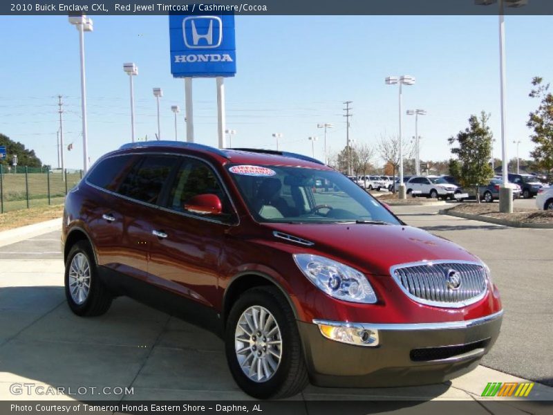 Red Jewel Tintcoat / Cashmere/Cocoa 2010 Buick Enclave CXL