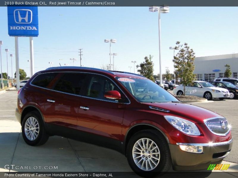 Red Jewel Tintcoat / Cashmere/Cocoa 2010 Buick Enclave CXL