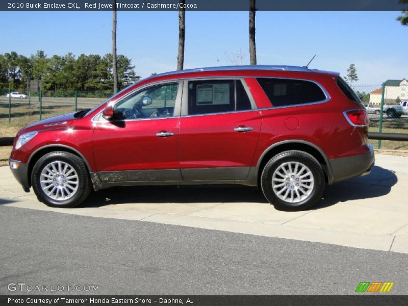 Red Jewel Tintcoat / Cashmere/Cocoa 2010 Buick Enclave CXL