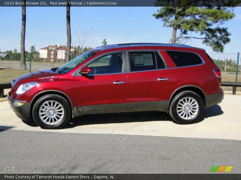 Red Jewel Tintcoat / Cashmere/Cocoa 2010 Buick Enclave CXL