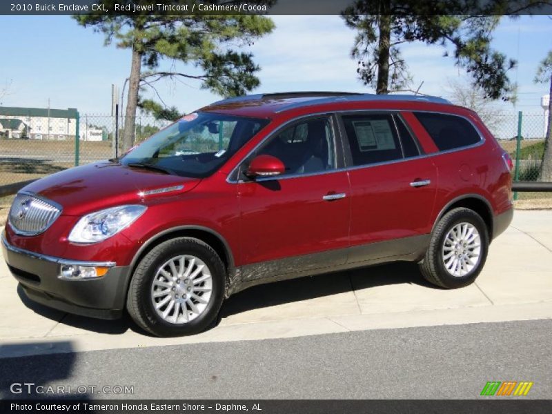 Red Jewel Tintcoat / Cashmere/Cocoa 2010 Buick Enclave CXL