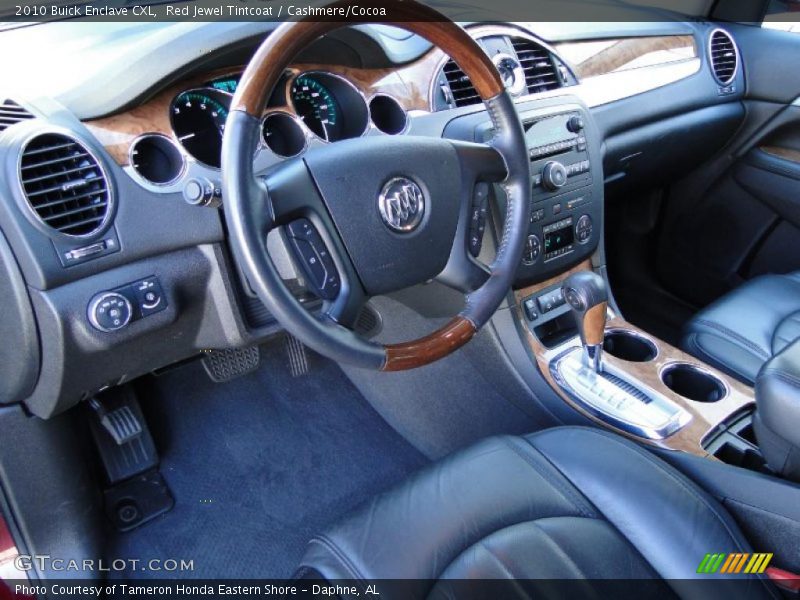 Red Jewel Tintcoat / Cashmere/Cocoa 2010 Buick Enclave CXL
