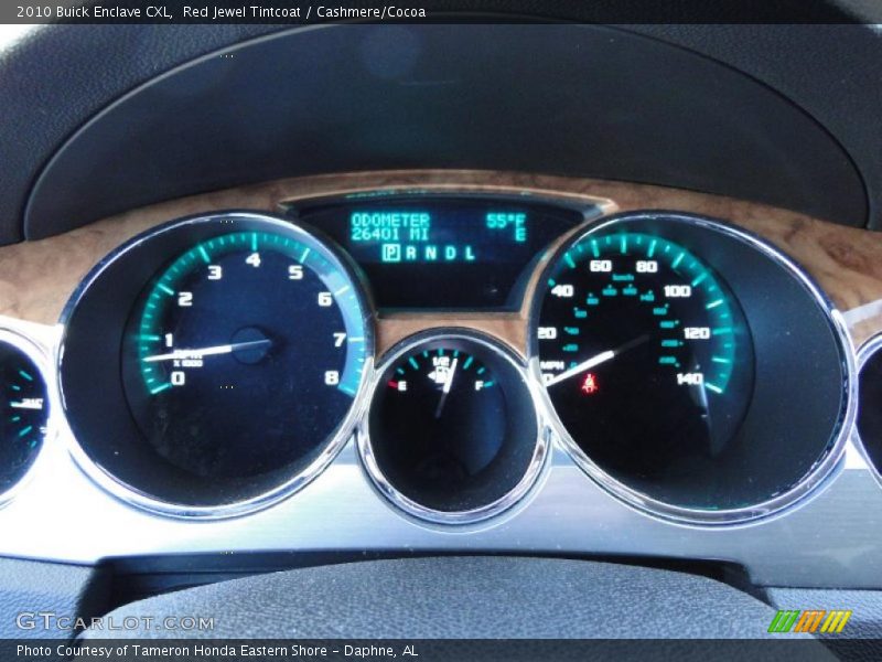 Red Jewel Tintcoat / Cashmere/Cocoa 2010 Buick Enclave CXL
